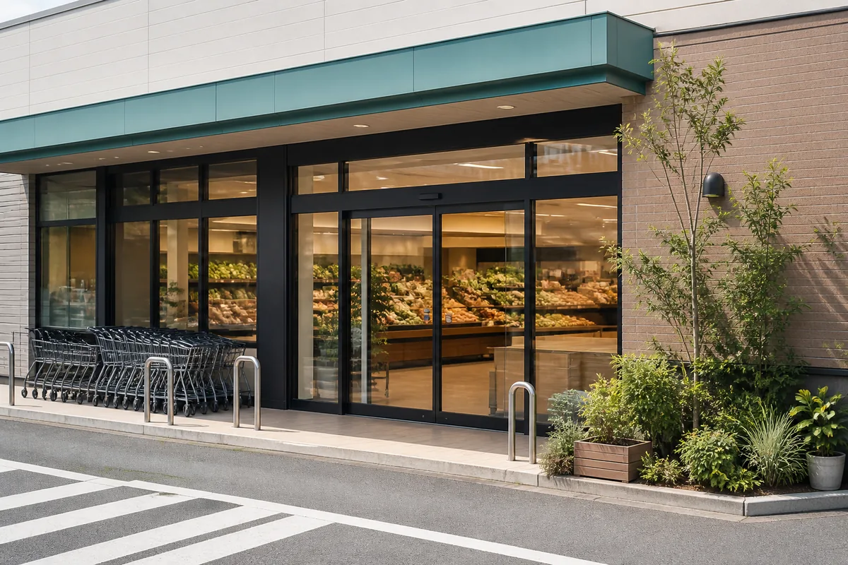 スーパーの雰囲気を表したAI生成イメージ（ナチュレ片山 本店の実写ではありません）