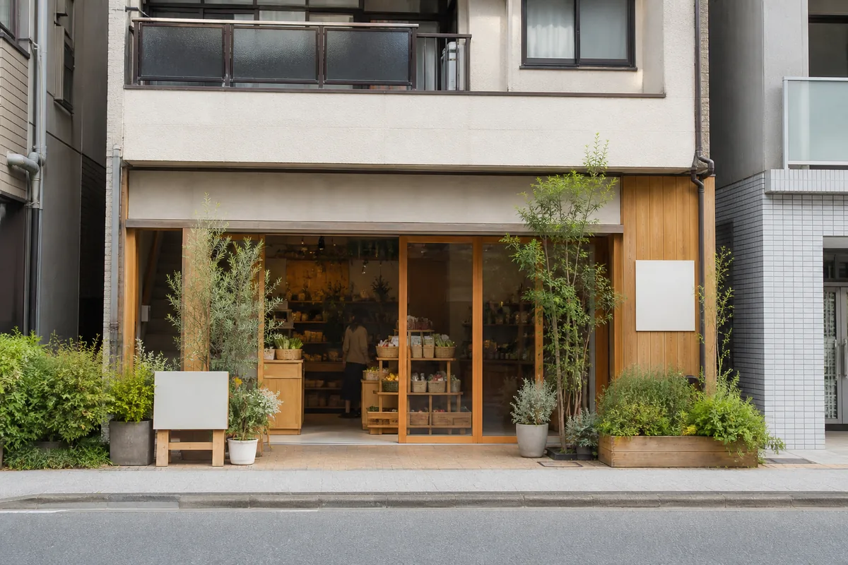 スーパーの雰囲気を表したAI生成イメージ（ビオセボン たまプラーザ テラス店の実写ではありません）