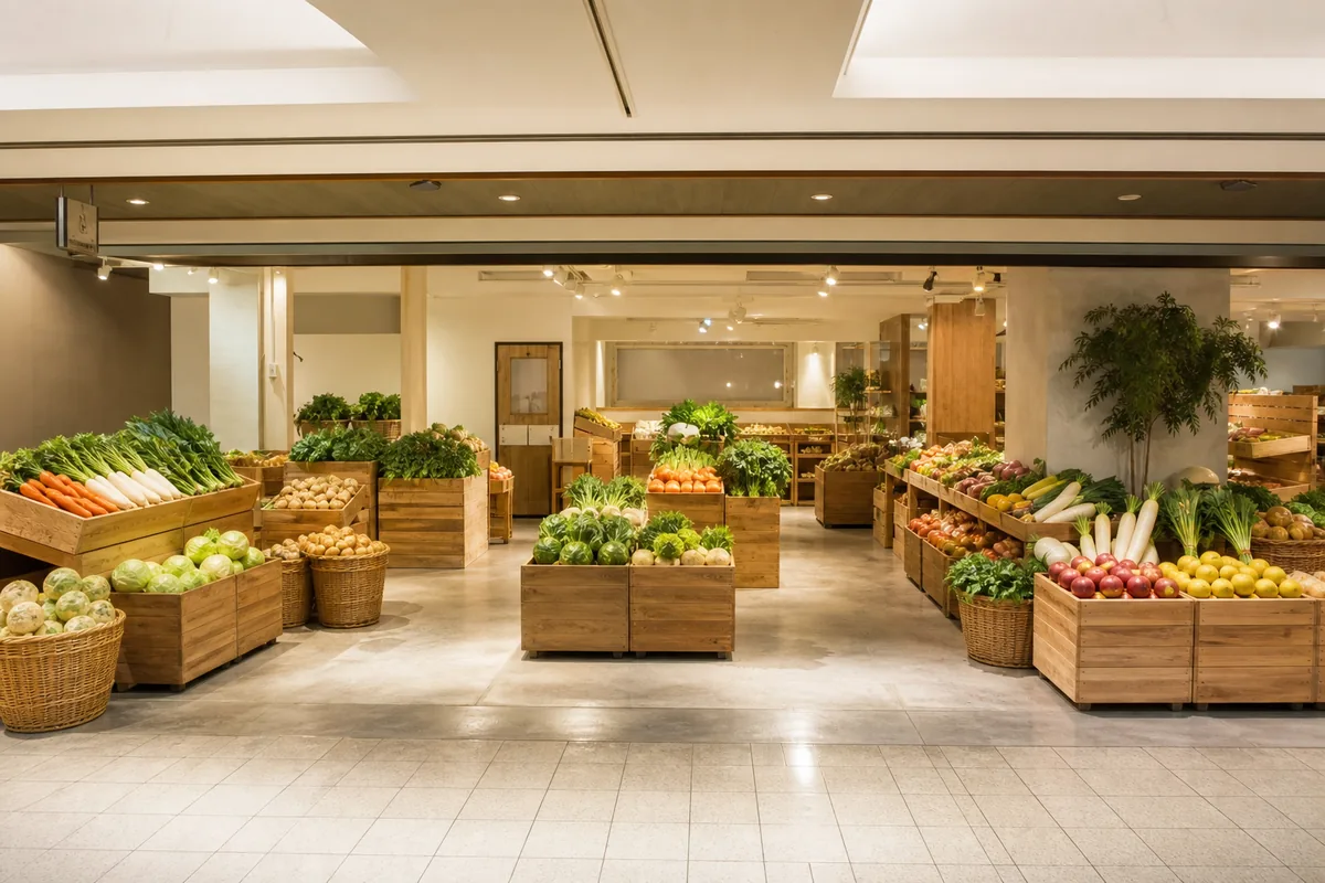 自然食品店の雰囲気を表したAI生成イメージ（entre（エンチュレー）sizucu店の実写ではありません）