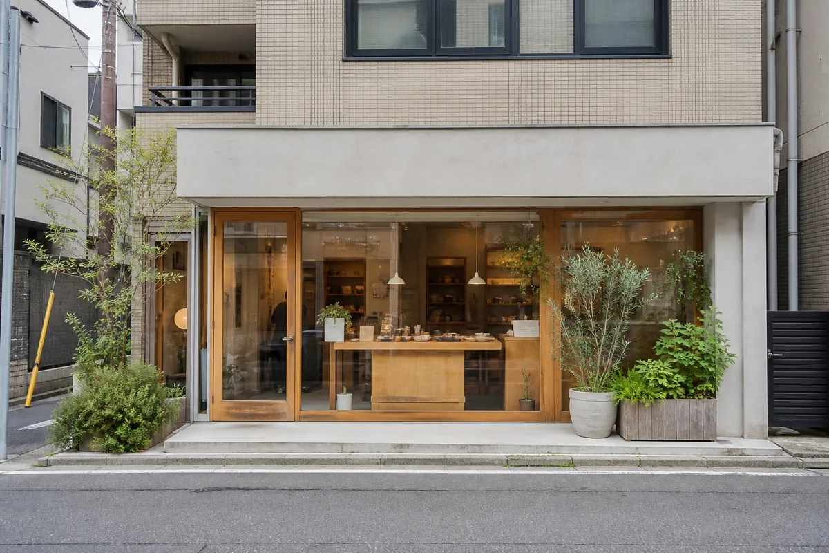 自然食品店の雰囲気を表したAI生成イメージ（welness vegetable泉大津店の実写ではありません）