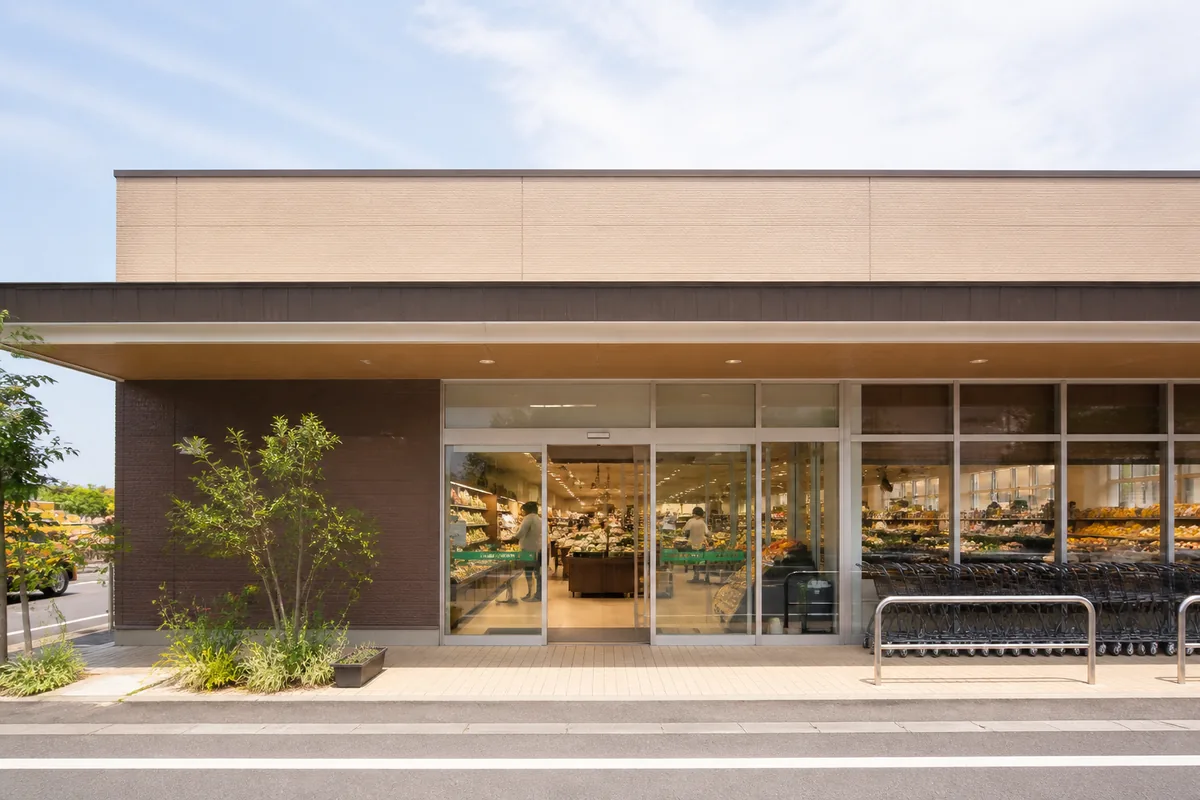 スーパーの雰囲気を表したAI生成イメージ（ビオセボン 麻布十番店の実写ではありません）